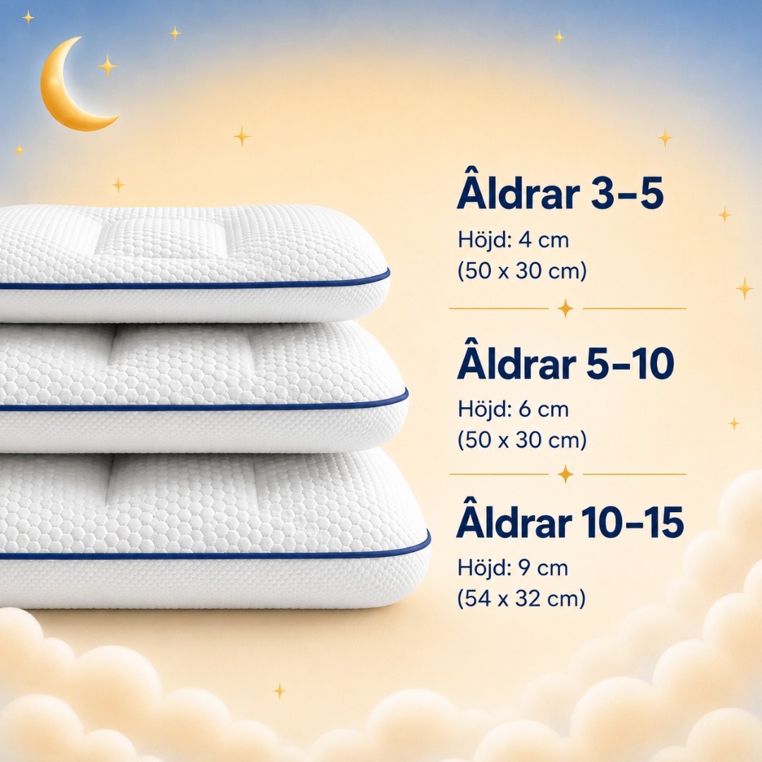 Tre höjder, en per ålder